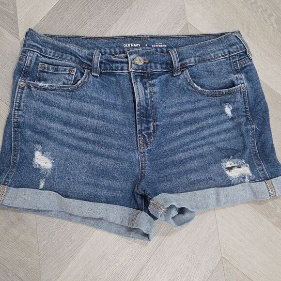 Old Navy Mid Rise Boyfriend Short, Size 8 - Picture 1 of 4